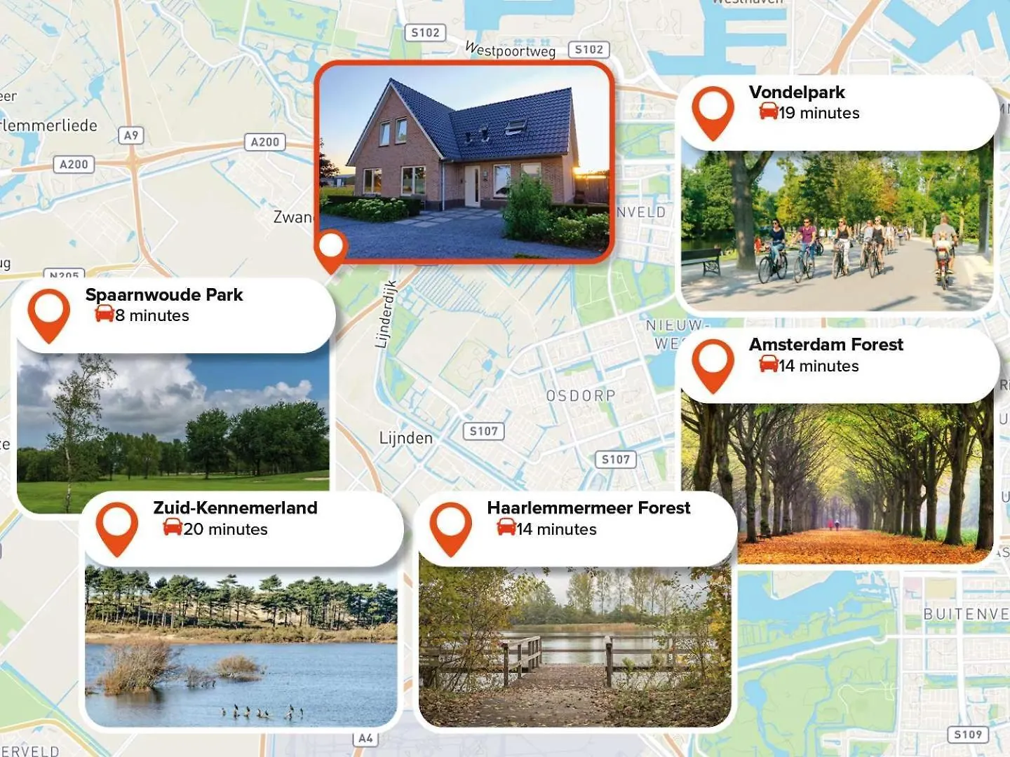 Dom wakacyjny Amsterdam Group Stay - Jacuzzi, Sauna & Cinema Zwanenburg